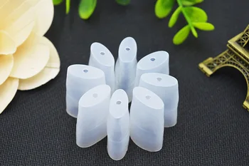 

100pcs/lot Silicone Flat Mouthpiece Cover Rubber Drip Tip Silicon Disposable Test Tips Cap For Wax Atomizer G Pro Dry Herb Vapor