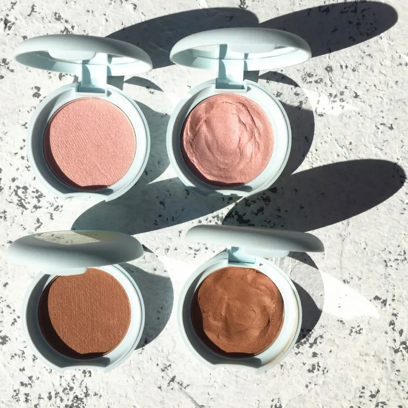 Пластилин Shimmer highlighter пудра палитра Макияж контур Выделите тени пудра осветить инструменты для макияжа лица MKXJ
