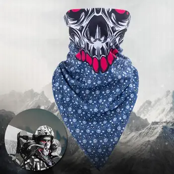 Warm Skull Gezichtsmasker Halswarmer Motorcycle Bike Winddicht Dikke Balaclava