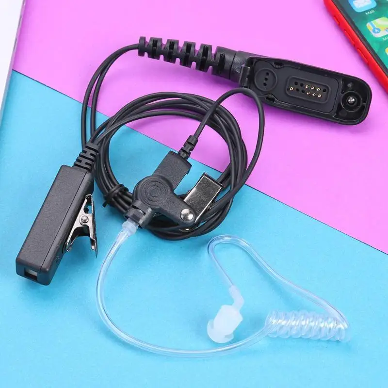 2 провода катушки вкладыши PTT микрофон гарнитура Аудио Микрофон наблюдения комплект для Motorola XiR P8668 P8268 APX 7000 XPR 6500 XPR 6550
