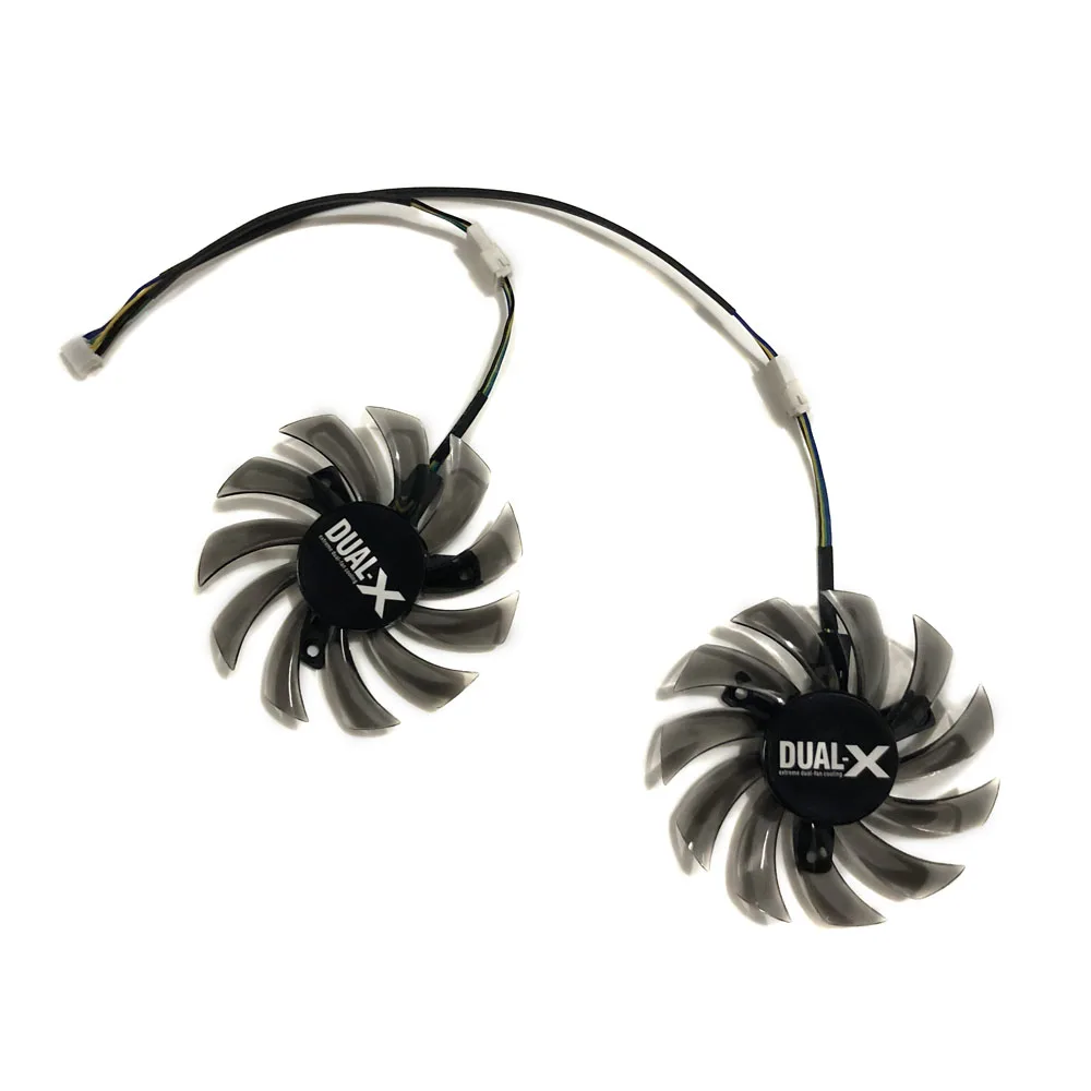 2 Pz/Set Fd7010H12S,T128010Sh, Ventola Della Scheda Video Grafica, Dispositivo Di Raffreddamento Della Gpu Vga, Per Asus R9 270X/270, Per Asus Gtx 960