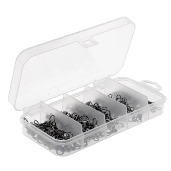 

115pcs/box T-shape Swivels 3 Way Barrel Swivels Cross-Line Barrel Swivels