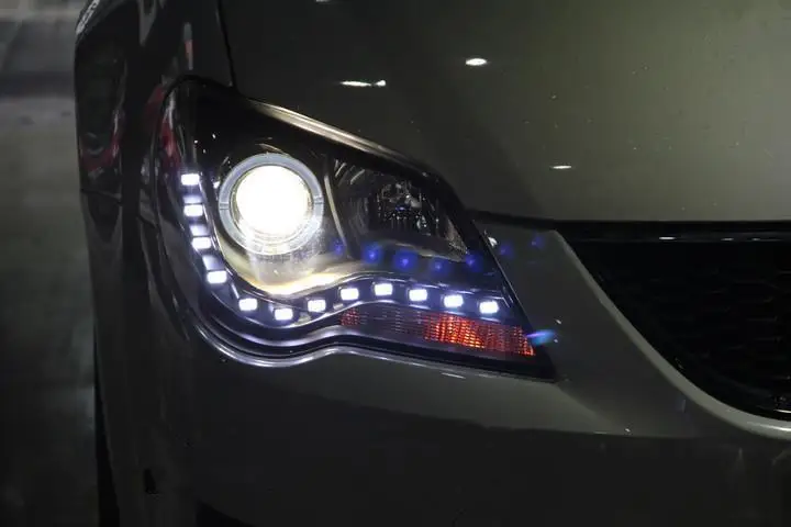 Дневные ходовые автомобильные Drl боковые поворотники Светодиодные Автомобильные аксессуары фары Задние Автомобильные фары в сборе 17 18 для Volkswagen Bora