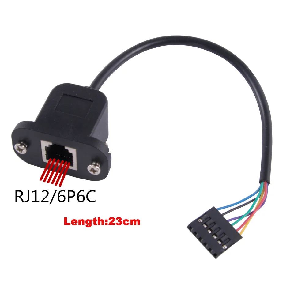 Rj12 To Rj45 Adapter RJ12 Male Naar Terminal Terminal Adapter, Ethernet ...