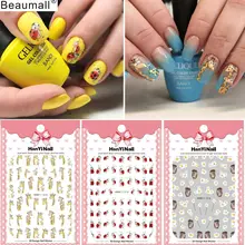 Модный полиуретановый чехол! Лак для ногтей задний клей деколь декорации дизайн ногтей стикер для ногтей Советы красоты