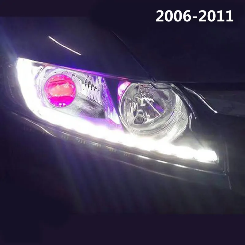 Автомобильный Стайлинг для Honda Civic Bi-xenon двойной объектив HID комплект Автомобильный Стайлинг 8 поколение для Honda Civic фары парковка 2006-2012 - Цвет: 8G Headlights 2PCS