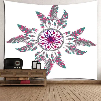 

Geometric Abstract Home Decorative Hanging Wall Blanket TV Background Fabric Tapestry Multistyle Multipurpose Beach Yoga Towel