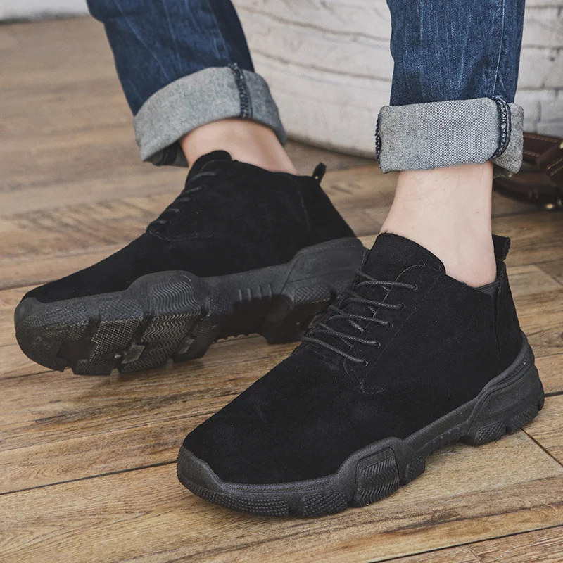 Зимние мужские ботинки; модные удобные ботинки Martin; botas hombre; износостойкая нескользящая обувь в британском стиле; Прямая поставка; AODLEE