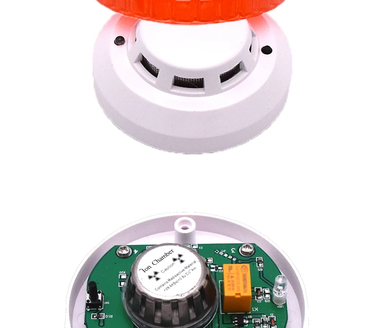 com fio alarme fábrica fogo sensível sensor de fumaça de incêndio