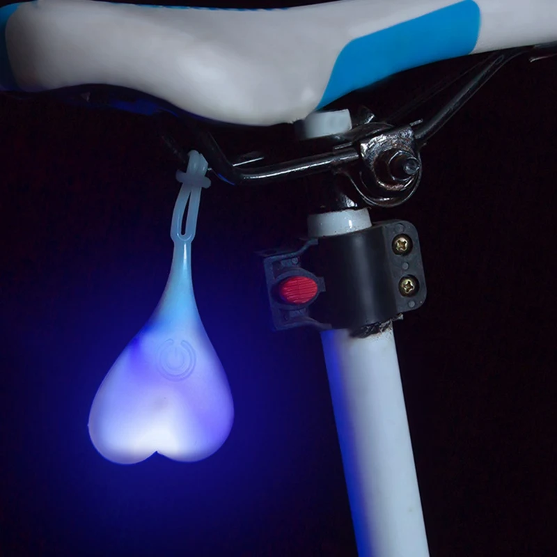 

For Bike Light Cycling Balls Tail Silicone Light Creative Bike Waterproof Night Essential LED Red Warning Bicycle Seat Back Lamp