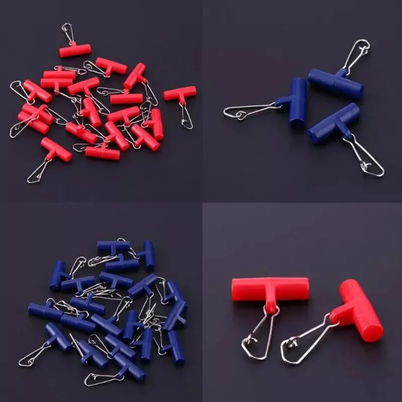 20 pieces of fishing terminal fishing gear fishing gear sinker bracket clip weight  slider salt water free running drill set