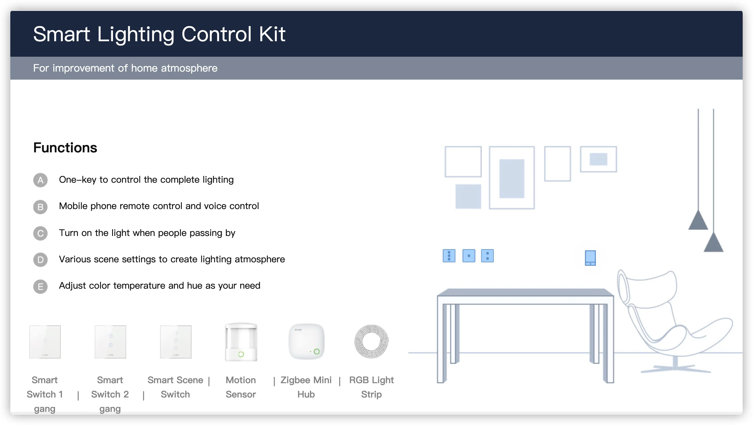 2021 Orvibo ZigBee Multiple sensors Smart Home Kits Controller Hub Smart Remote Control Motion /Door & Window Sensor