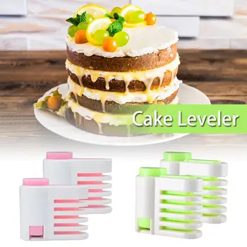 

1pcs Plastic Kitchen DIY Cake Bread Cutter DIY Adjustable 5 Layer Cake Leveler Bread Slicer Kitchen Gadget For Making Cake Bread