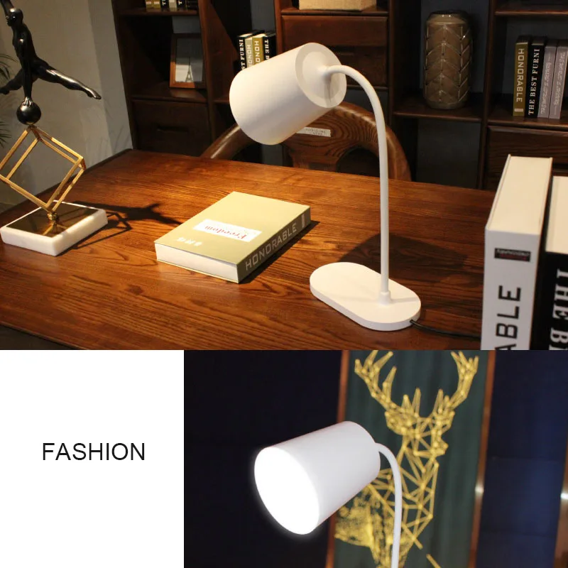 360 Degree Bendable Rotational LED Reading Desk Lamp Eco Power Saving Night Light Home Living Bedroom Decoration for Kids