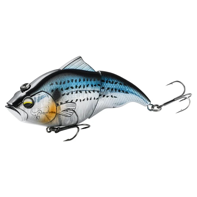 JOHNCOO 115mm Vibration SW Floating Fishing Lure Lipless Crankbaits Sinking Hard Lure Artificial VIB Bait Bass Fishing Lures A