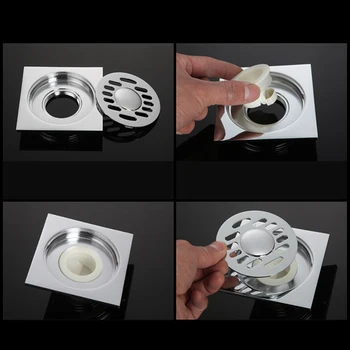 

White Bathtub Plug for Bath Shower Floor Drain for Sink Strainer Bathroom Siphon Plug Kitchen Sink Cork Accessory