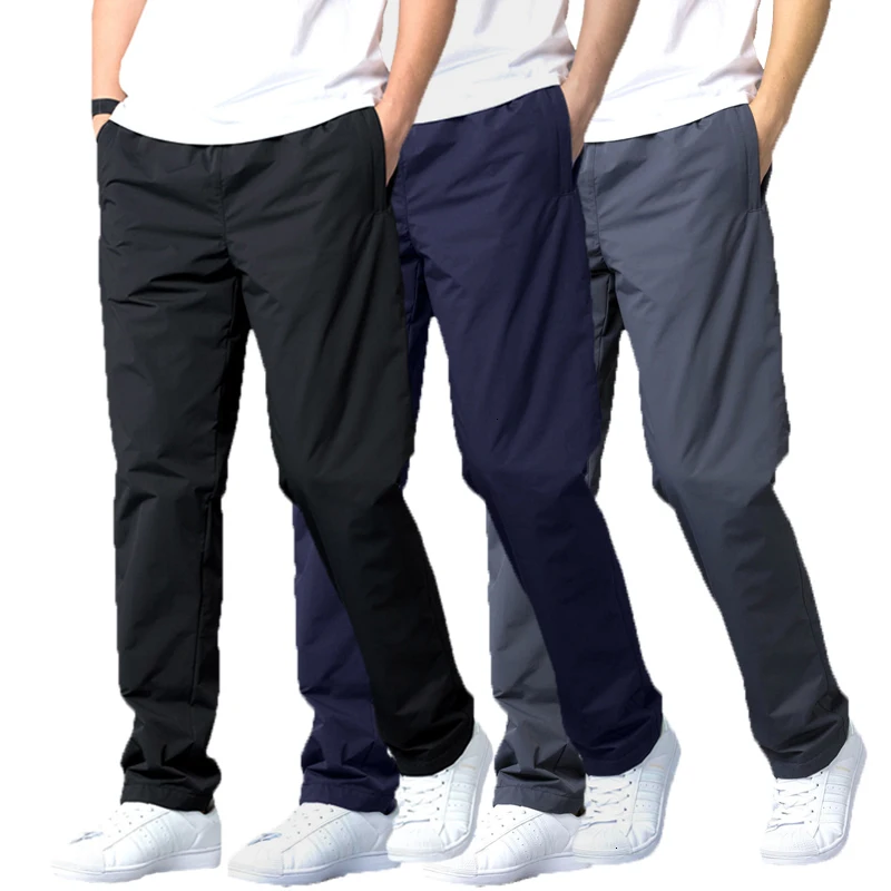 

2023 New Stretch Pants Men Spring Autumn Men's Sweatpant Good Quality Straight Windproof Pant Plus Size 6XL 7XL Casual Trouser