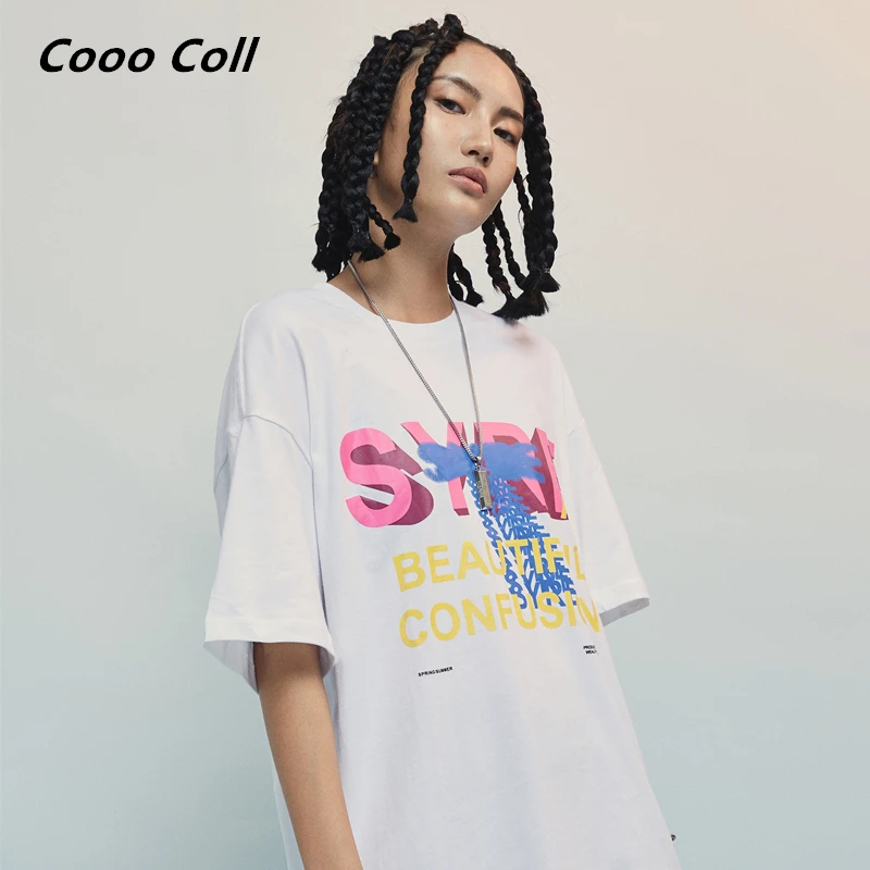 CoooColl футболка рок уличная Фантом Харадзюку одежда больших размеров панк хип хоп летняя модная футболка мужская футболка