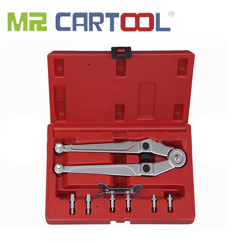  MR CARTOOL Universal Two-point Adjustment Support Plate Hand Set Timing Belt Wrench Car Repair Tool