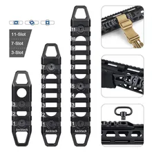 3-7-11 слотов рельсовая Крышка Пикатинни базовый сегмент Handguard раздел авиационный алюминиевый ткач для охоты