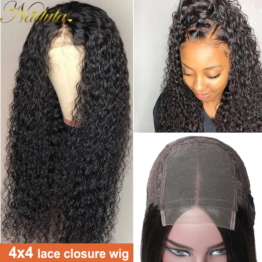 Deep Water Curly 4×4 Closure Wig
