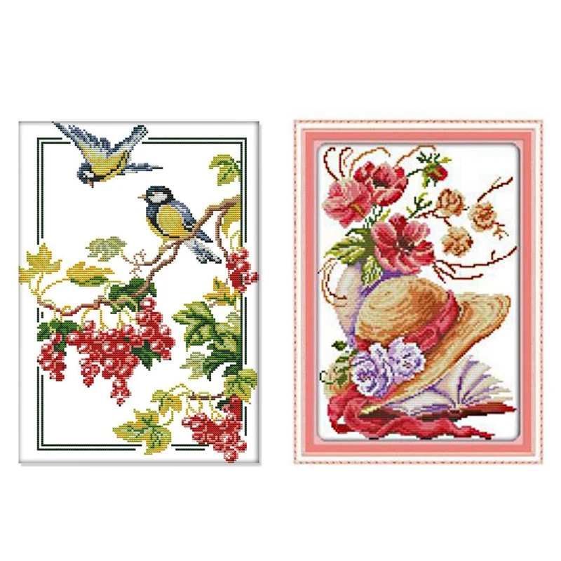 Набор из 2 предметов для рукоделия ручная вязка вышивки крестиком вышивания 11CT