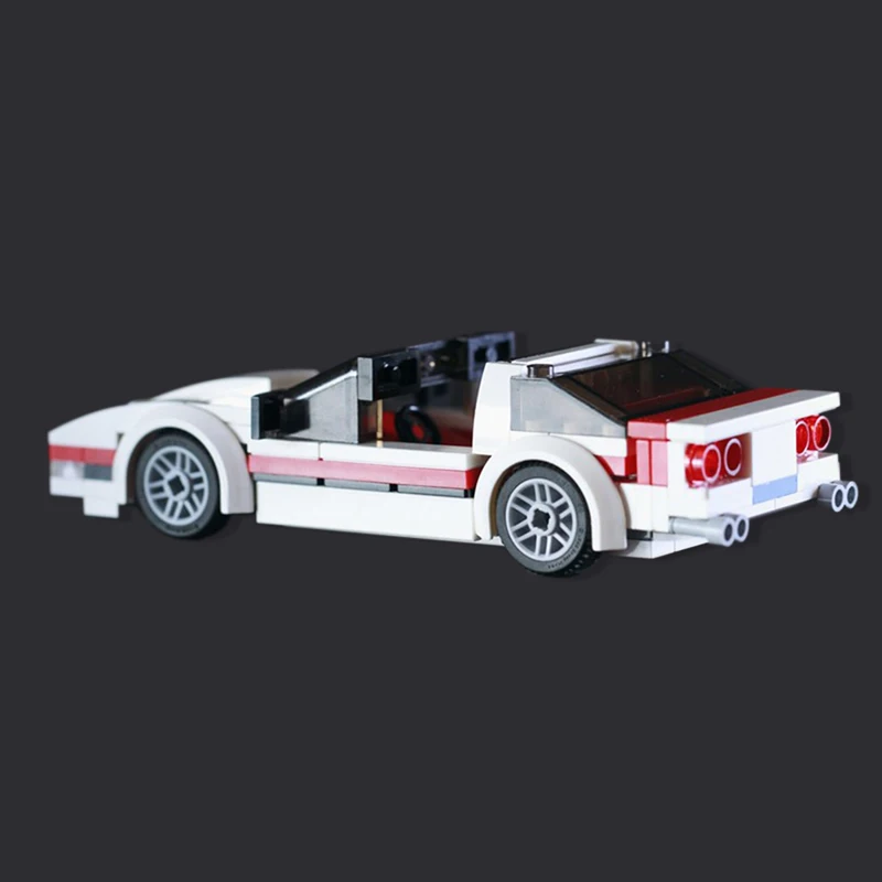 Buildmac City Roadster The A team Faceman C4 строительные блоки Moc 11247 велосипедные игрушки для детей