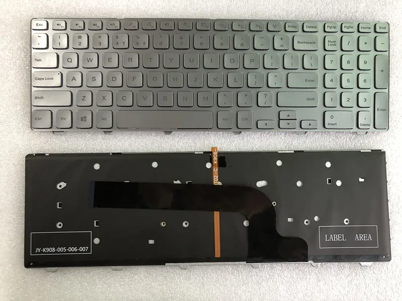 

Клавиатура для ноутбука Dell Inspiron 15-7000 серии 15 7000 7537, раскладка США, подсветка