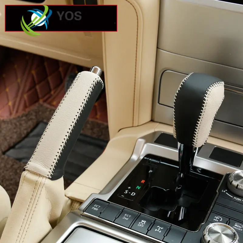 Для 08 18 Toyota Land Cruiser дорожные блоки наборы ручек и тормозов подвесные стопы кожаные