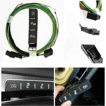 

Car Tire Pressure Monitoring Parking assist PLA PDC OPS Automatic Radar Switch Button With Cable Wire Accessories For Golf 7 MK7