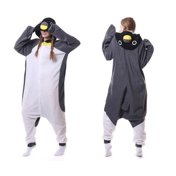 

Unisex Adult Penguin Pajamas One Piece Costume Cosplay Animal Onesie Homewear Lounge Wear Onesie Pajamas