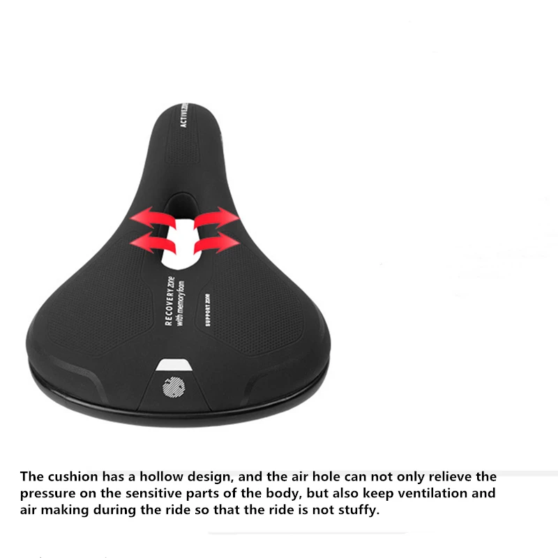 PROMEND Bicycle Saddle Breathable Soft Comfortable thicken Memory Sponge Cushion bike Seat Road MTB Bike Parts Bicycle seat