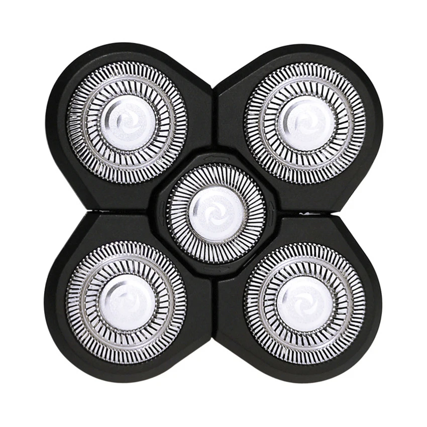 

Replacement Shaver Head Electric Shaver 5 Cutter Spare Razor Blades Intelligent Stainless Steel Men Shaver Head Facial Cleaning