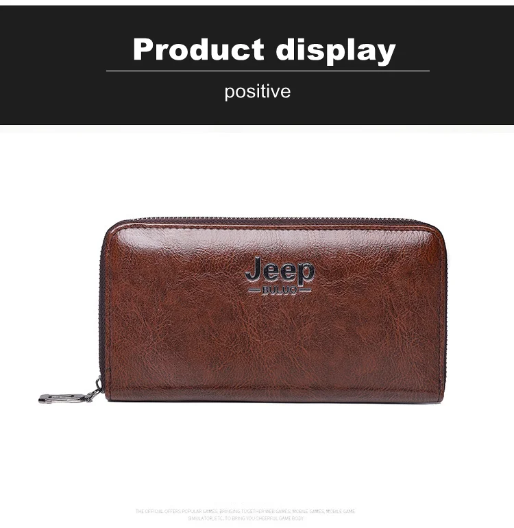 Male hand bag new men long purse single zipper pu handbag large capacity recreation mobile phone bag