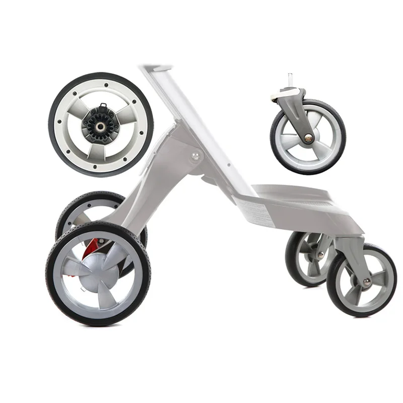 Ruote Per Passeggino Compatibili Con Stokke Xplaty V3 V4 Serie V5 Accessori Per Carrelli Per Carrelli Per Bambini Carrozzina Ruote Anteriori Posterior