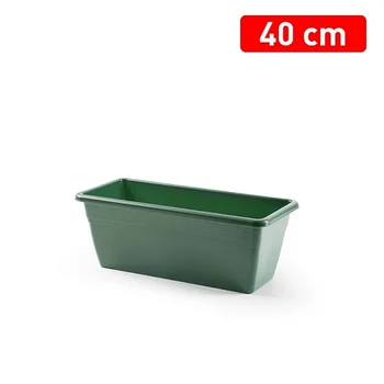 Jardinera plastico 40 cm Verde