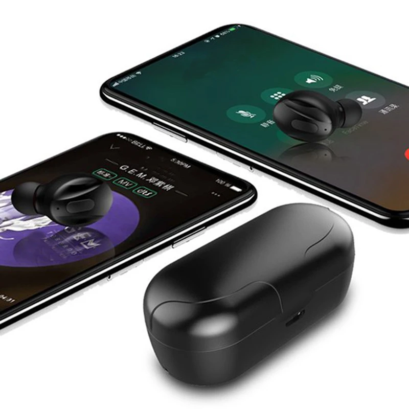 Wireless Earbuds TWS Bluetooth Headsets In Ear Stereo Bluetooth V5 0 Earphones High Definition Wireless