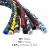 LOMINT Colourful Silicone Hookah Hoses Shisha Accessories Carbon Fiber Skull Black Blue Color ID 12mm OD 17mm LEN 1500mm LM-H056 3