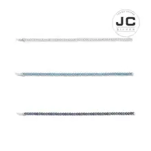 Новые модные амулеты Серебро 925 копия ювелирных изделий, Серебряный морской Лагуна "Кутюрье" браслет для женщин с моно логотипом Циркон подарок