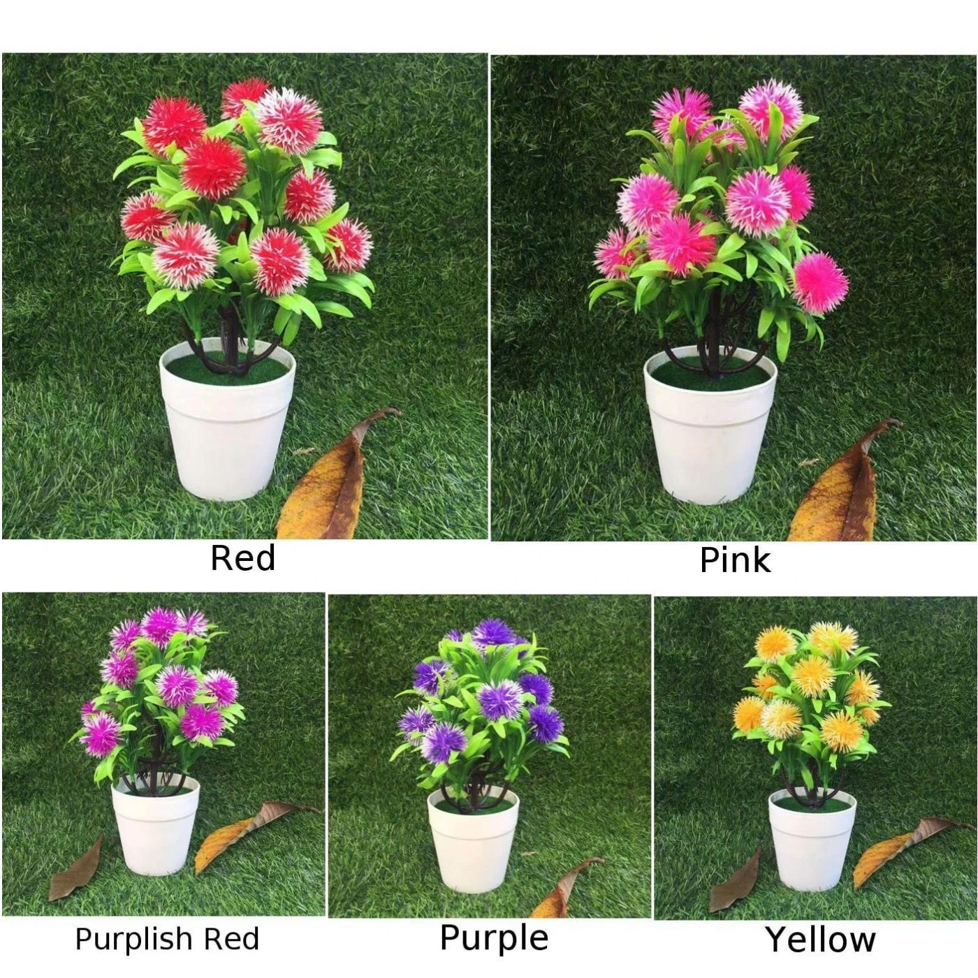 Artificial Potted Waxberry Plant Fake Flower Bonsai Pot Home Garden Decor simulation flowers accessories