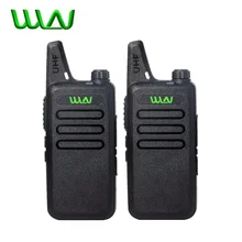 

2pcs WLN KD-C1 Mini Walkie Talkie Portable UHF C1 Two Way Radio Handheld Wireless Intercom Transceiver HF Ham Radio Comunicador