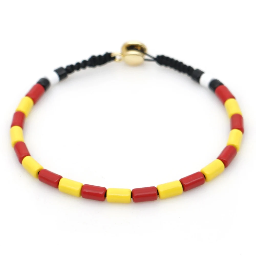 Shinus Pulsera Mujer Moda браслет для Женская повязка эмалированная плитка Браслеты femme летние Модные украшения boho Chic браслеты - Окраска металла: RO-B190126A