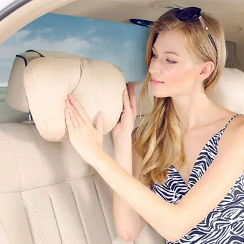 

Hot New Super Soft Car Headrest / Auto Seat Cover Head Neck Rest Cushion /Adjustable Car Pillow For Mercedes-Benz