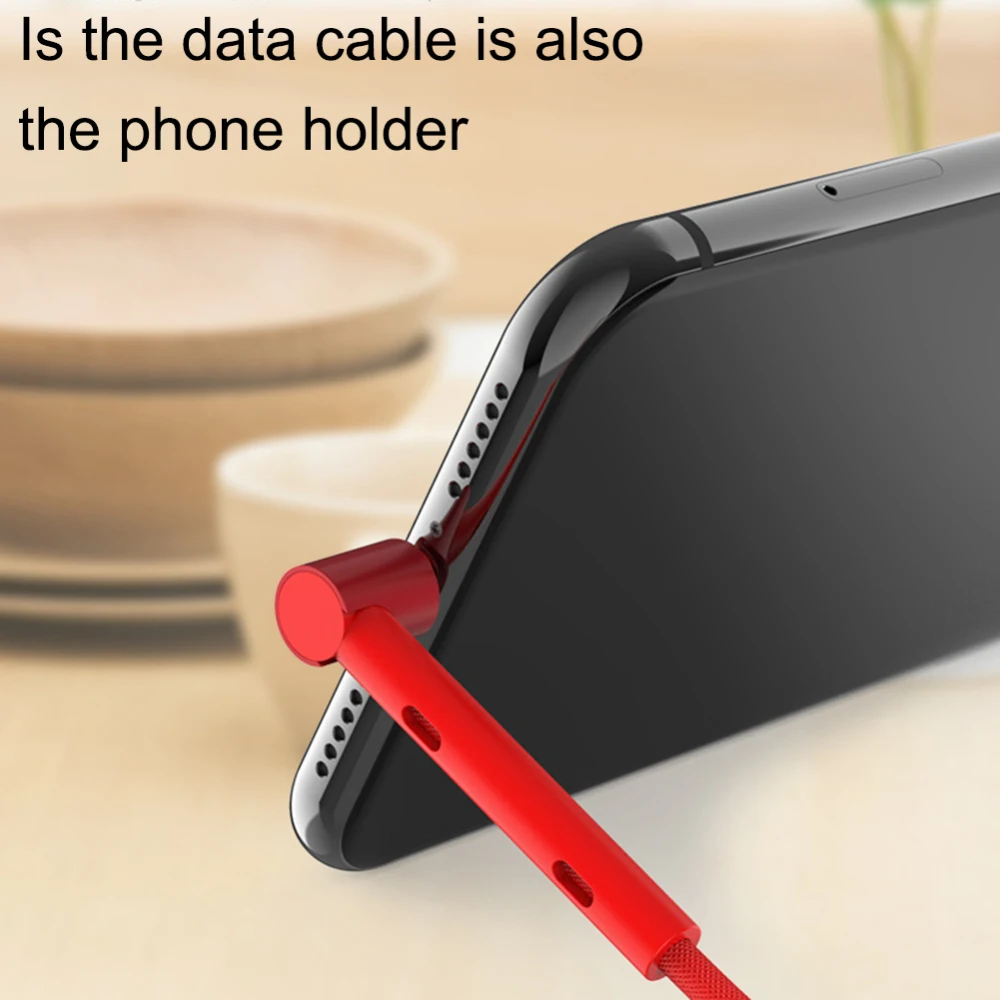 2.1A USB кабель L форма Быстрая зарядка кронштейн кабель для передачи данных телефон USB зарядное устройство 1,2 м удлинитель для телефона type C