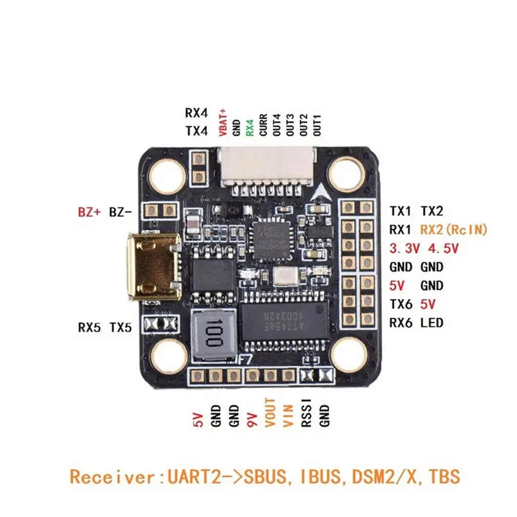 20X20Mm Betaflight F7 Xsd 2 6S Контроллер полета Aio Osd 5V 9V Bec воздушный блок для микро Rc дрона Fpv