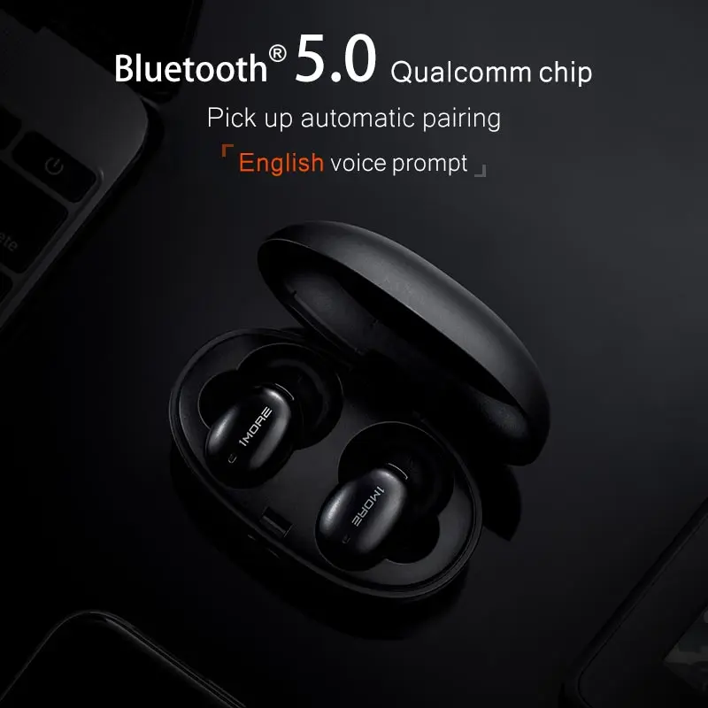Наушники 1more E1026BT Ⅰ Bluetooth 5 0 беспроводные наушники вкладыши с зарядным чехлом 24
