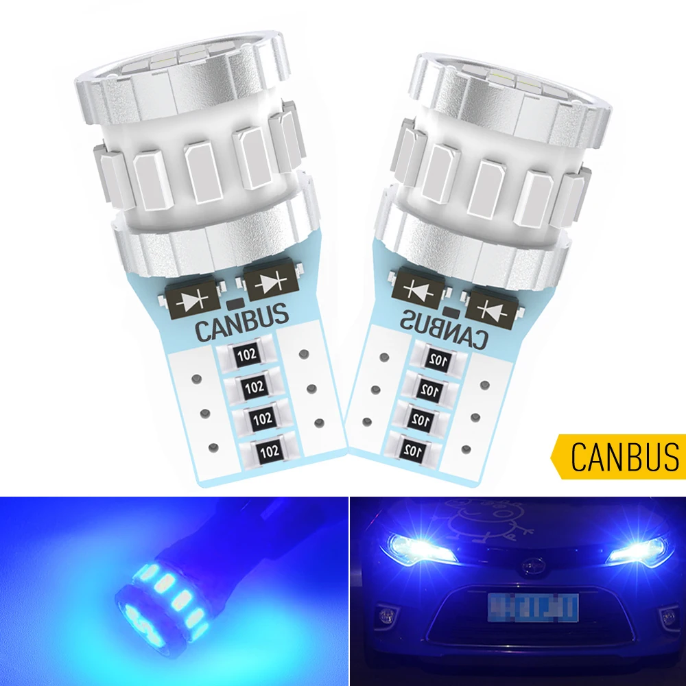Canbus W5W T10 LED Parking Light For Toyota Auris Hilux Corolla Verso ...