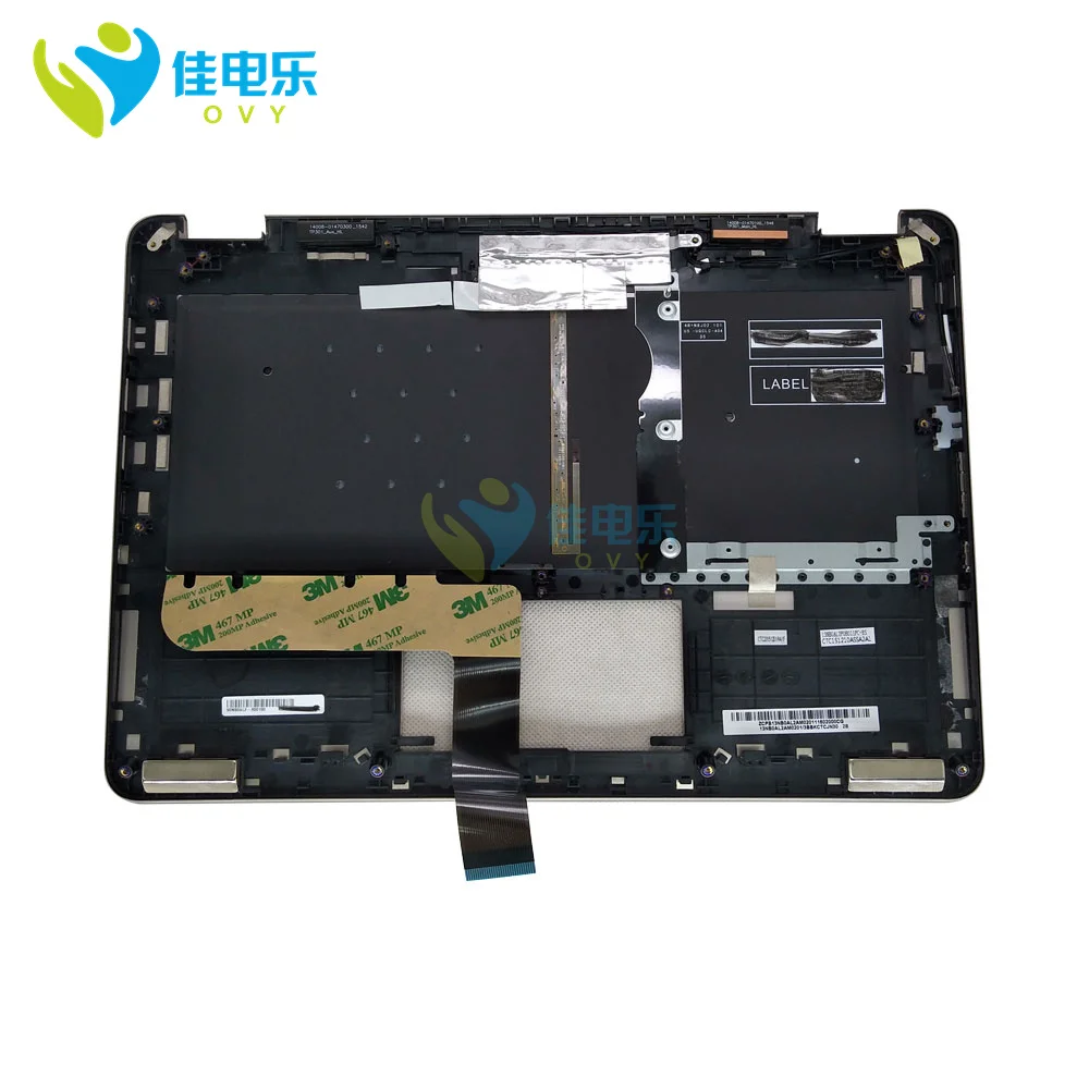 Teclado Backlight em Português para Asus Vivobook Flip Teclados Laptop Estojo Superior Tp301 Tp301u Tp301ua C4117t po 13nb0al2am0201 - Imagem 6