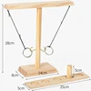 Adult Table Games Wooden Ring Toss Game Drinking Game Toy Toss Hook Board Montessori Toys For Children Adults Party Brain Game 6