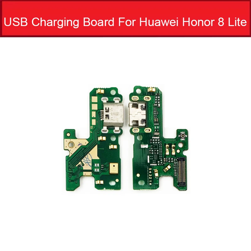 Зарядное устройство USB Jack Плата для Huawei Honor 8 Lite Pro 9 9i 10 20 20i Play V8 V9 V10 V20 зарядный порт Соединительная плата замена - Цвет: For Honor 8 Lite